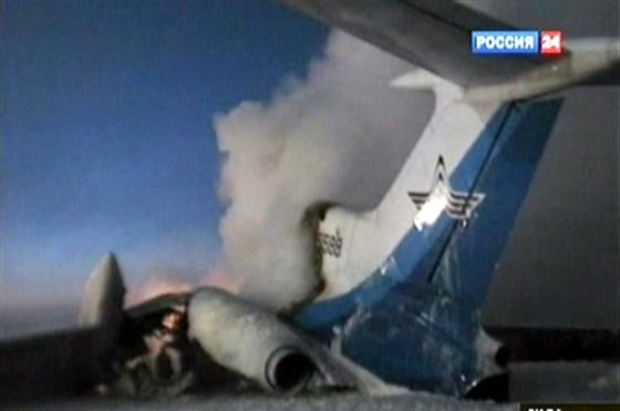 The Russian passenger jet carrying 128 people caught fire and later exploded at a Siberian airport on Saturday, killing three people and injuring several others, officials said. The rest of the passengers and crew were safely evacuated before the explosion in the Western Siberian oil town of Surgut. 